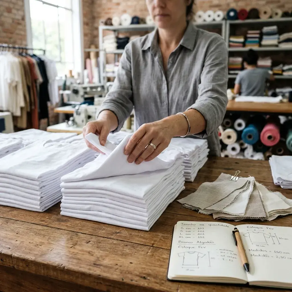 Camiseta 100% Algodão Penteado no Atacado em Curitiba: Fio 30.1, Quantidades e Preços